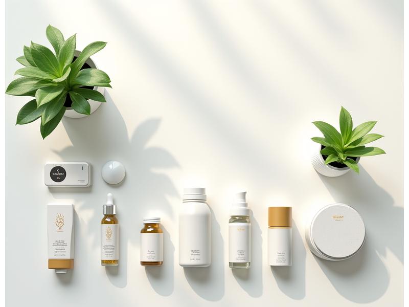 Assortment of high-quality health products, some with EmeralithEssentia Bloom's logo, on a clean, light surface.