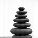 Zen stone stack