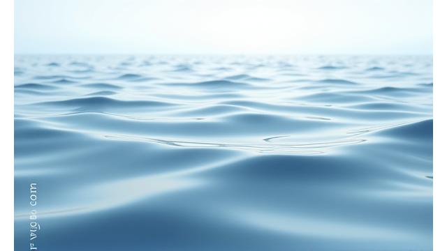 Gentle wave motion representing calm